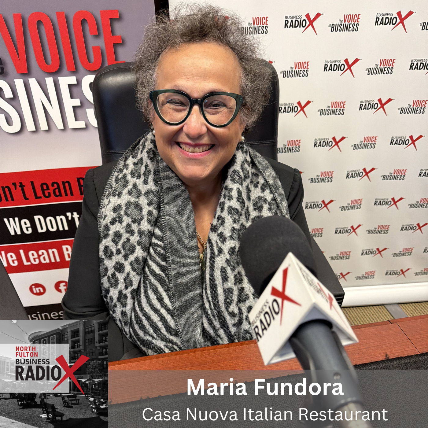 Maria Fundora, Casa Nuova Italian Restaurant, on Farm-to-Table Italian Food, the Annual Block Party, and Purple Pansies (North Fulton Business Radio, Episode 958) with host John Ray