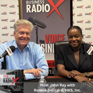 Ronnie Belizaire, HKS Atlanta, on Why Good Design Isn't Expensive and the Business Case for Great Workplaces (North Fulton Business Radio, Episode 973) with host John Ray