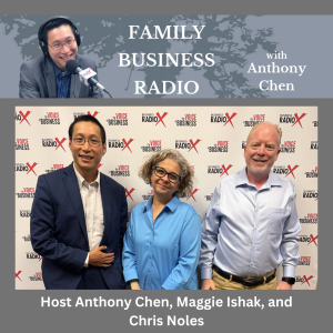 Maggie Ishak, Focal Point Business Coaching and Practice Business Insights, and Chris Noles, Beyond Computer Solutions, on Delegation, Wellness Practice Analytics, Shadow AI, and Cybersecurity for Small Business Owners (Family Business Radio, Episode 78)